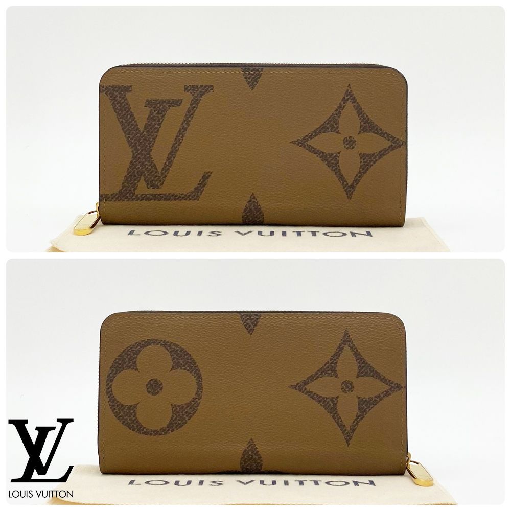 国内正規品未使用ICチップジッピーウォレットモノグラムジャイアント