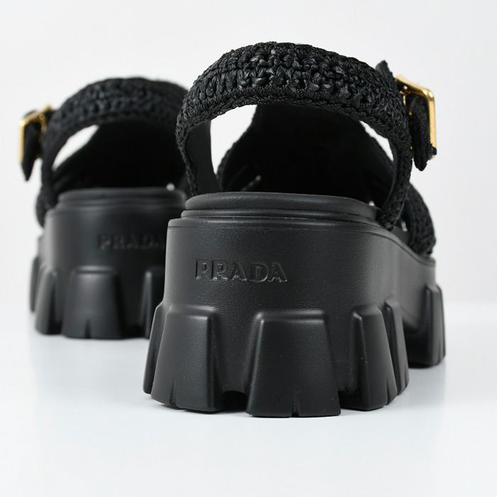 PRADA プラダ ケージサンダル モノリス クロシェ 1X138 3L8W PRADA プラダ ケージサンダル モノリス クロシェ 1X138 3L8W