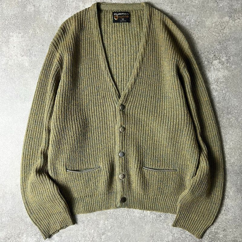 60〜70s puritan カーディガン ニット vintage ヴィンテージ PURITAN