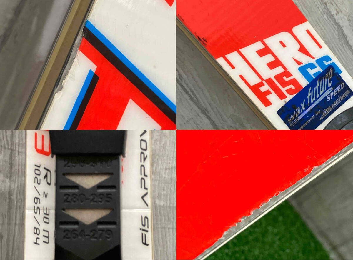 スキー板 ROSSIGNOL ロシニョール HERO FIS GS F-30 193cm R-30m 102-65-84 PROP TECH WHITEMONARCHHOTEL_COM