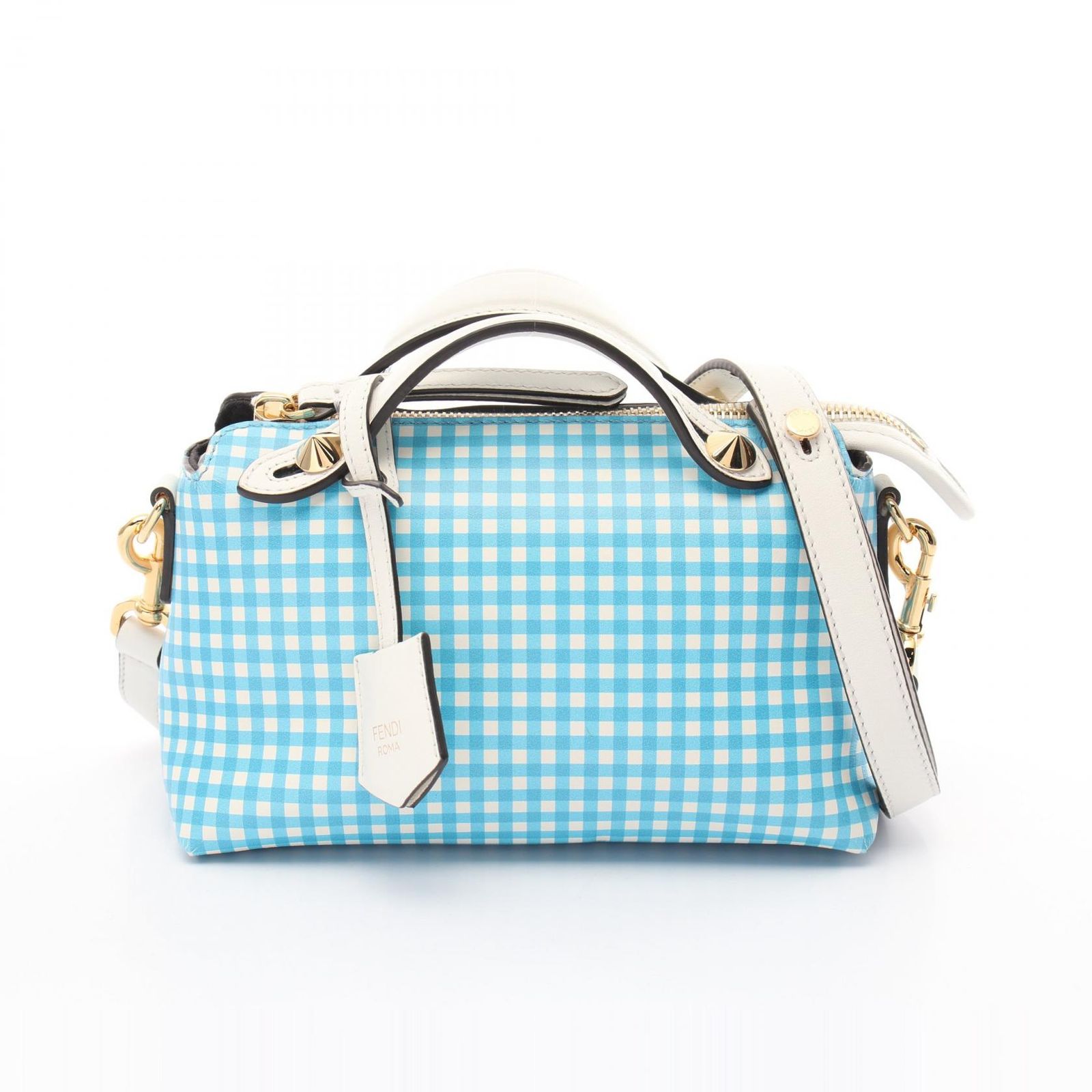 FENDI フェンディ バイザウェイ ミニ ギンガムチェック