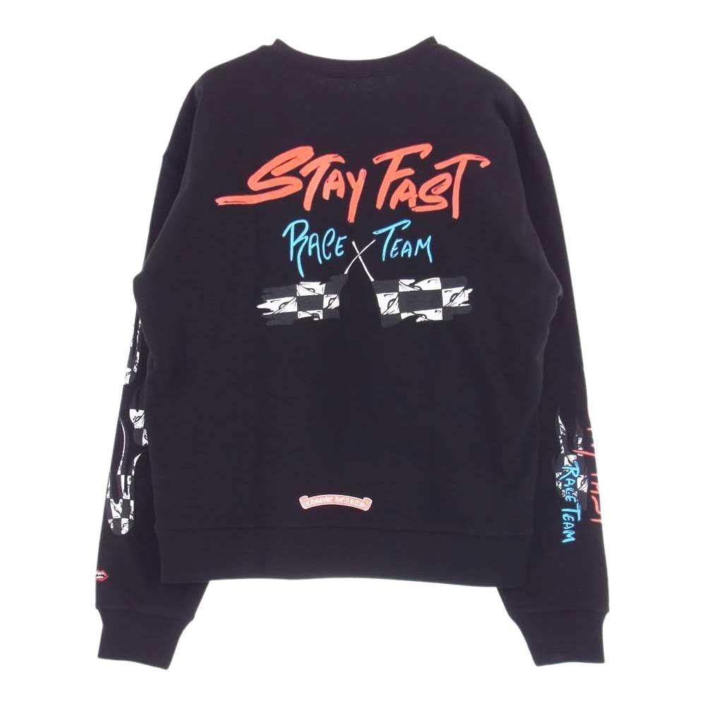 CHROME HEARTS クロムハーツ（原本無） スウェット 22SS MATTY BOY Stay Fast Crewneck マッティボーイ  ステイ ファスト クルーネック ブラック系 M【中古】 - メルカリ