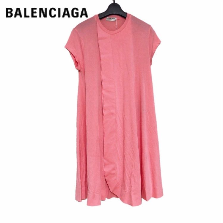 新品】確実正規品 BALENCIAGA バレンシアガ Tシャツ ワンピース ピンク