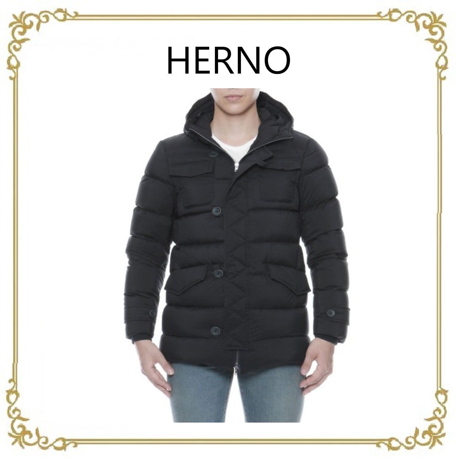 HERNO(ヘルノ)ダウンジャケット メンズ ダウンコート サイズ50