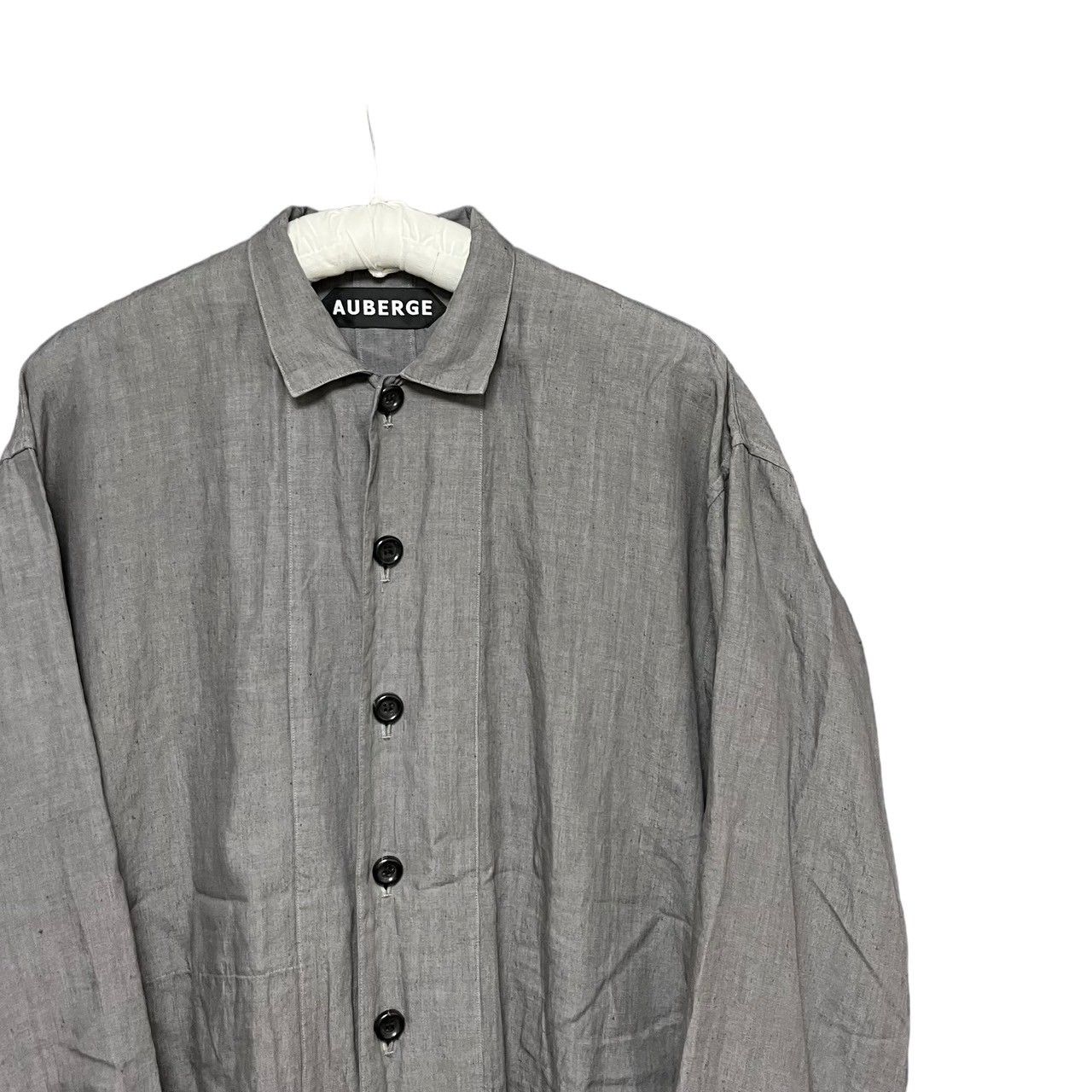 AUBERGE オーベルジュ 22SS BEAN VEG 製品染めリネンカバーオール