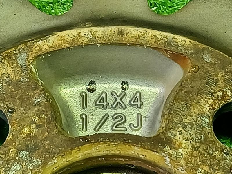 よう ホンダ HONDA 純正 N-BOX JF4 ホイール アルミ ブラックポリッシュ 14インチ 4.5J 4穴 4本 100 40