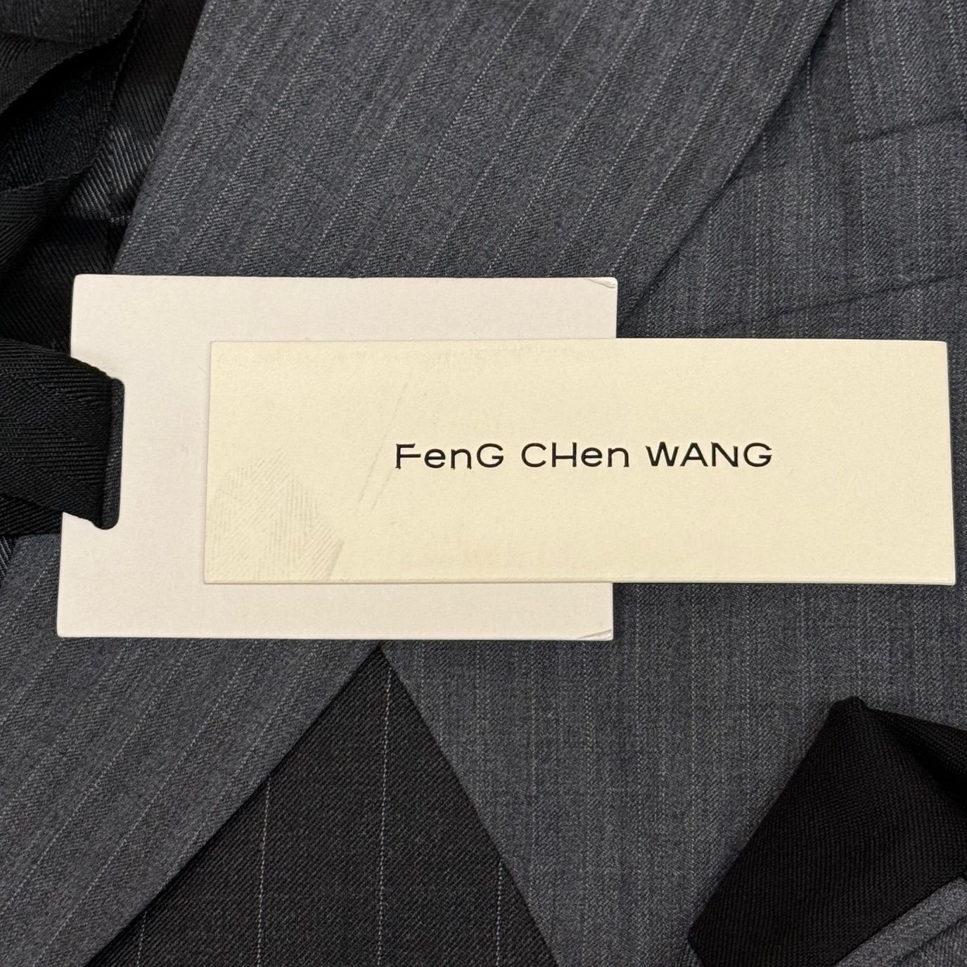 新品 Feng Chen Wang Asymmetric Wool Blazer アシンメトリー 再構築  