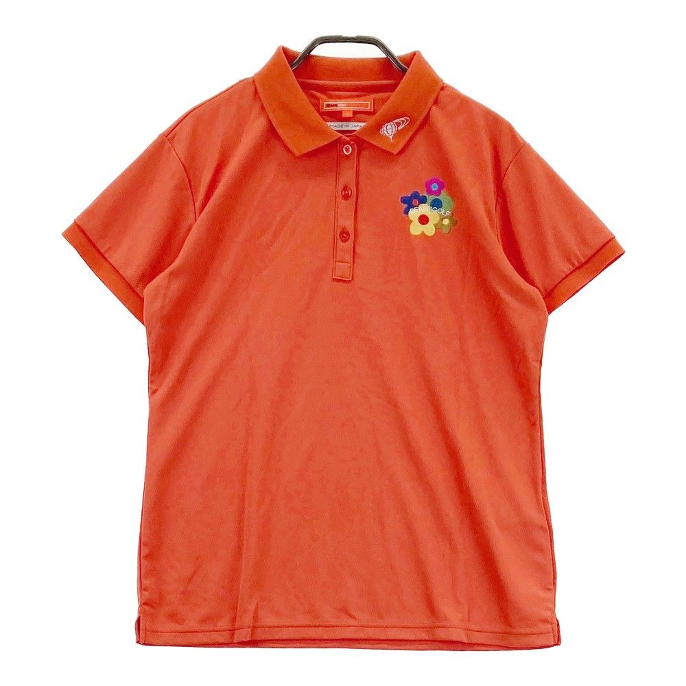 サイズ：L BEAMS GOLF ビームスゴルフ 半袖 ポロシャツ オレンジ系
