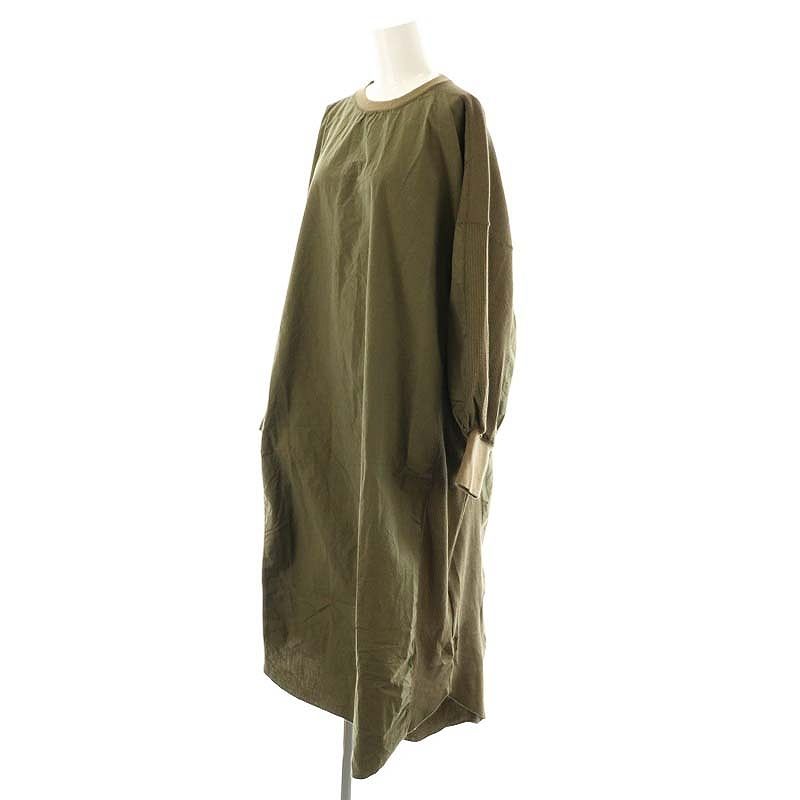 カレンソロジー Curensology &RC ワッフルコンビワンピース F カーキ