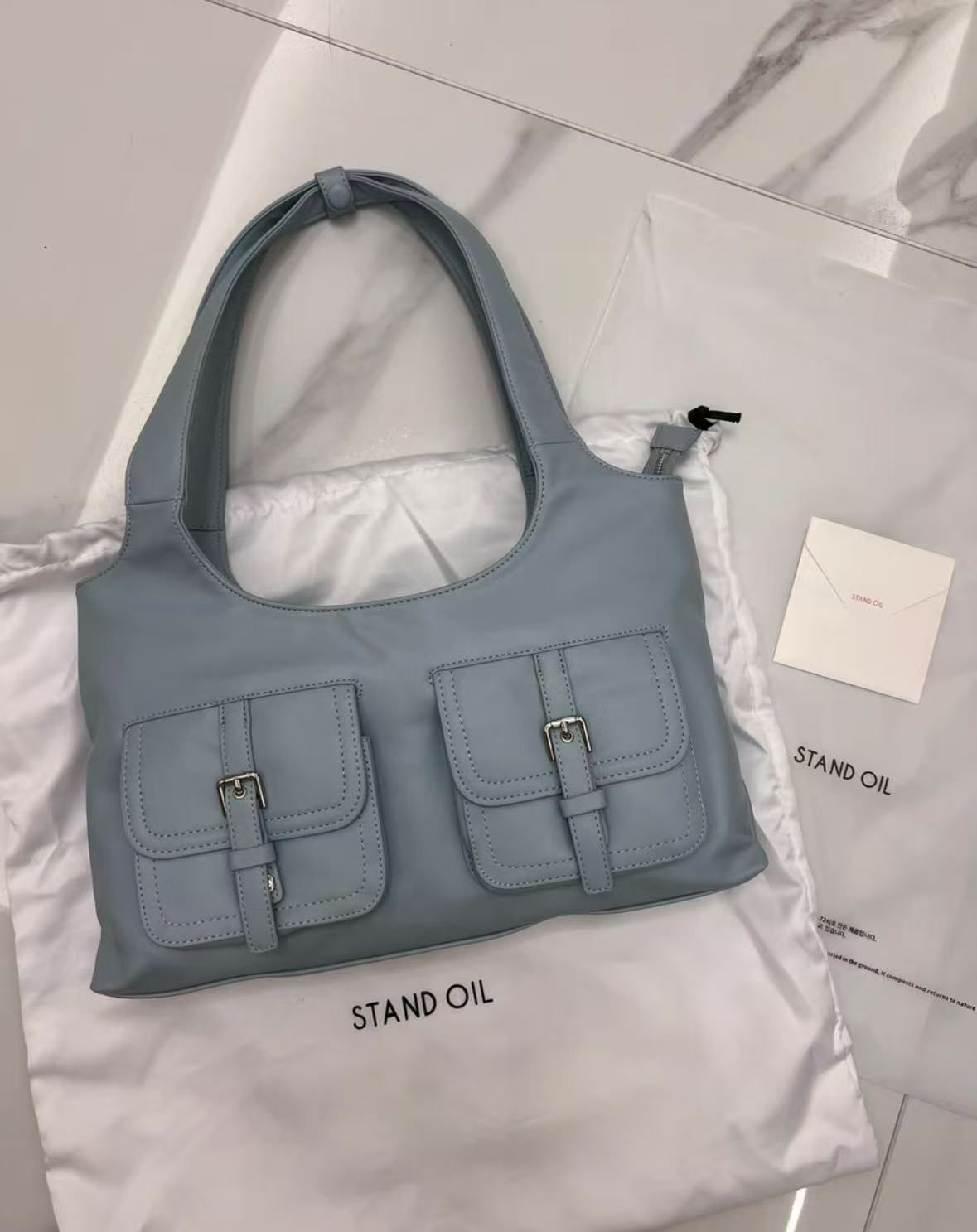 【STAND OIL】Fika Bag スタンドオイル バッグ Fika Bag · ピカバッグ (ブラック) – Stand Oil Japan