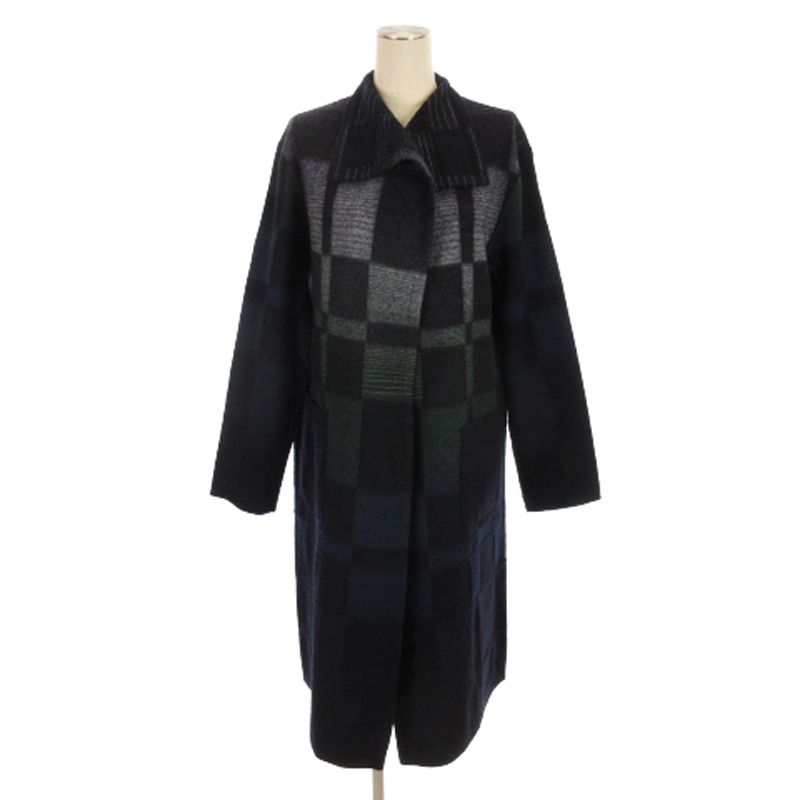 イイネス iines 佐藤繊維 タグ付き チェック柄 圧縮 小売業者 ニット