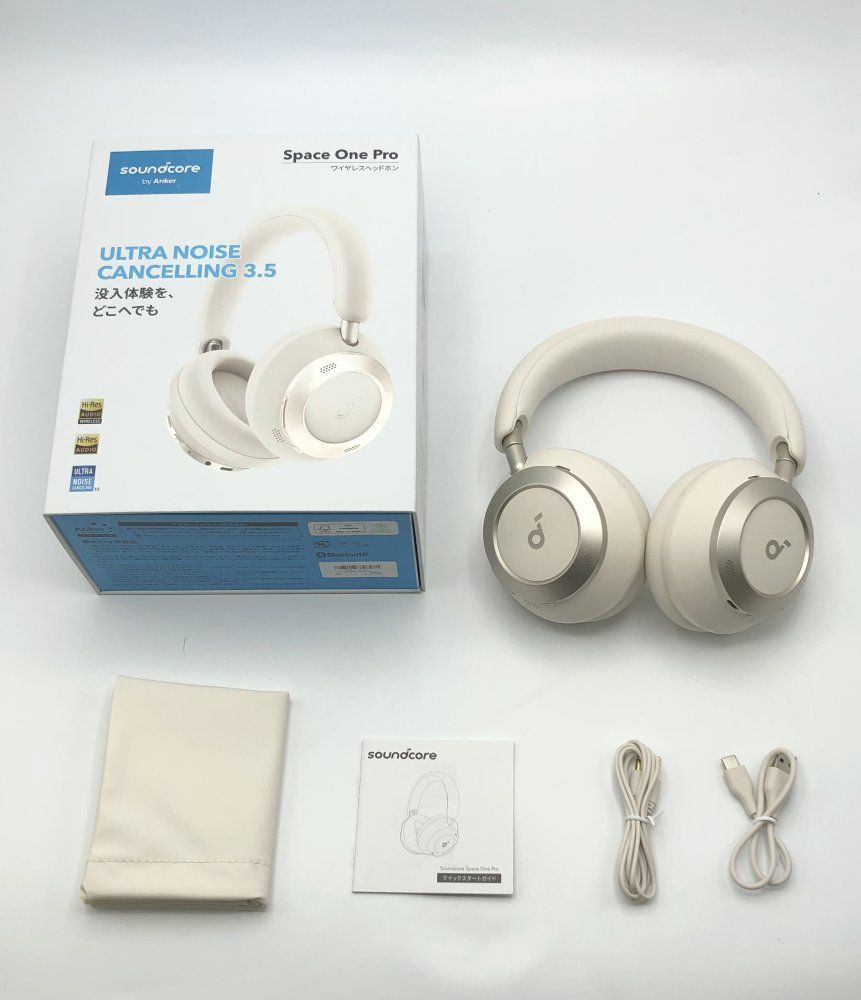 Anker Soundcore Space One Pro Bluetooth 5.3 ワイヤレス ヘッドホン