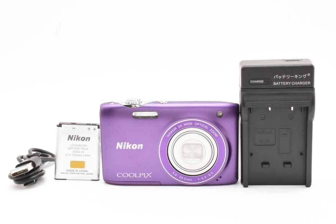 93 Nikon COOLPIX S3100 パープル 【公式通販】