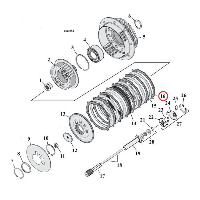 豊富な，SALE BARNETT clutch friction disc set. Carbon fiber | 907069