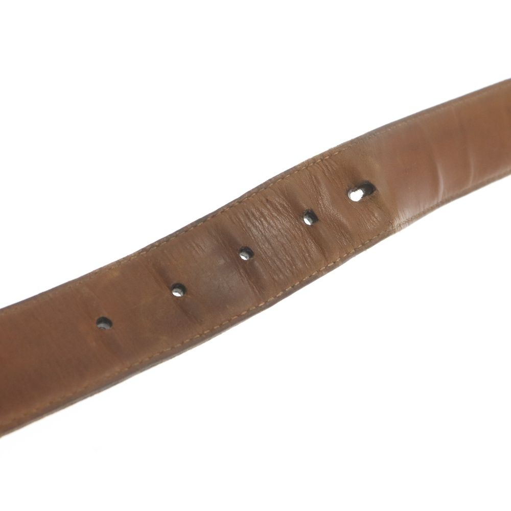 入手困難✨ ベルルッティ ベルト カリグラフィー 金具 レザー ブラウン系 入手困難✨ ベルルッティ ベルト カリグラフィー 金具 レザー