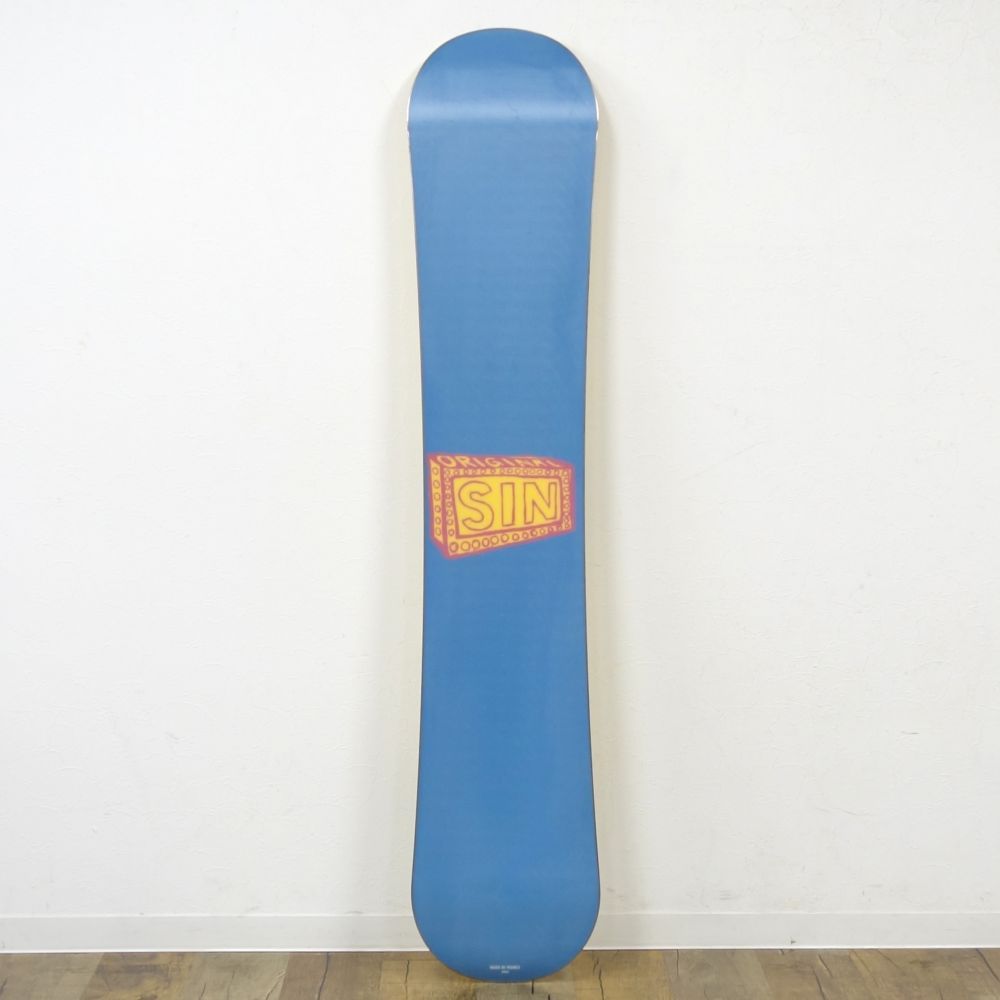 シン SIN SNOW BOARD スノーボード フランス製 151cm 板 板のみ デッキ スノボ アウトドア 151cm シン SIN SNOW BOARD スノーボード フランス製 151cm 板 板のみ