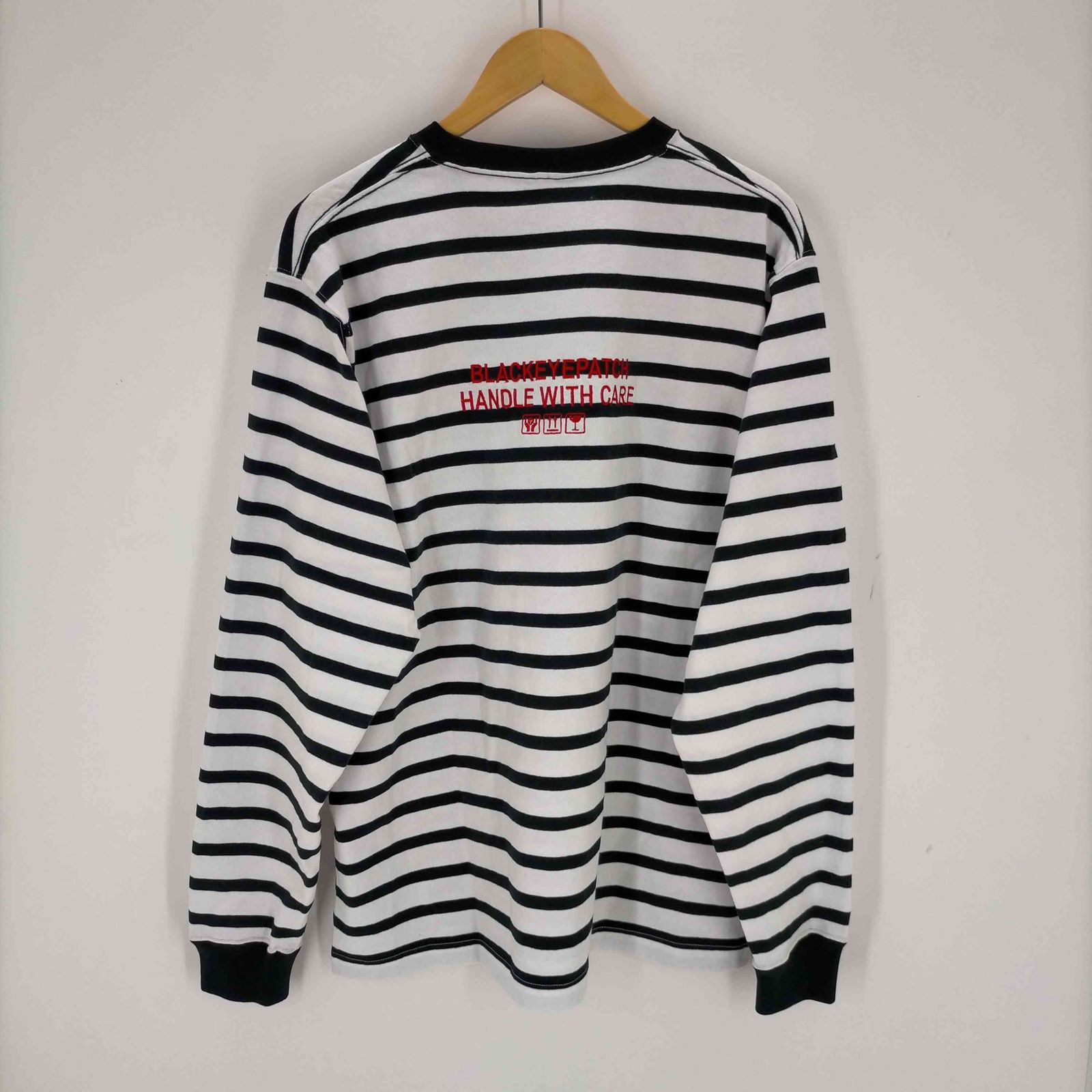 ザブラックアイパッチ THE BLACK EYE PATCH HWC LABEL STRIPED L/S TEE 