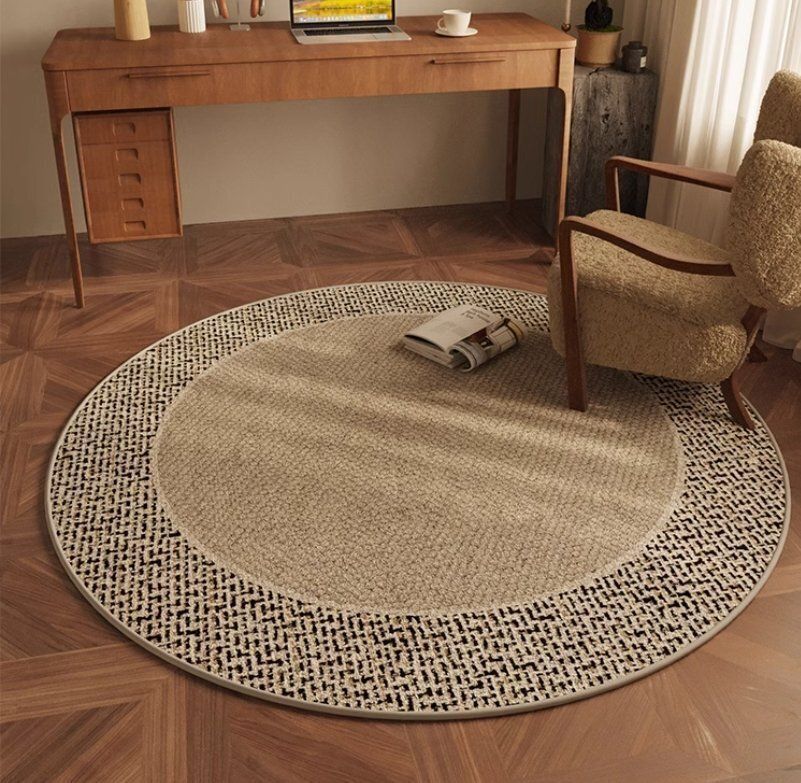 1543 藍(タイダイ)&板締め絞り 刺し繍(サークルフラワー)テーブル