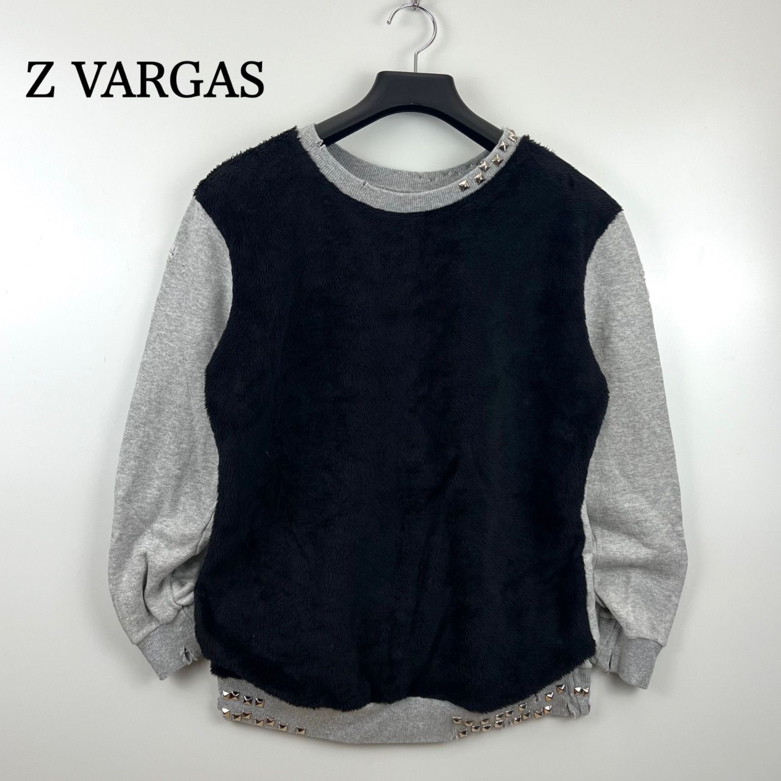 Z.VARGAS ザックバルガス ダメージ加工 スウェット XL ザックバーガス メンズ Z.VARGAS ザックバルガス ダメージ加工 スウェット XL