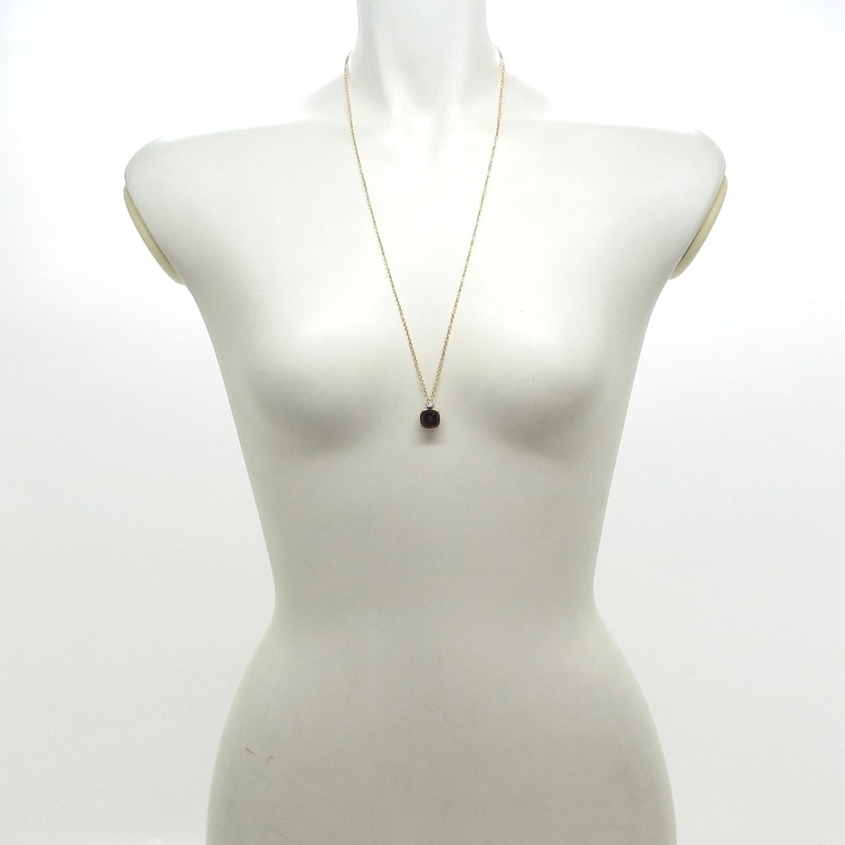 Pomellato ポメラート ネックレス ヌード K18PG×ダイヤモンド×ブラウン