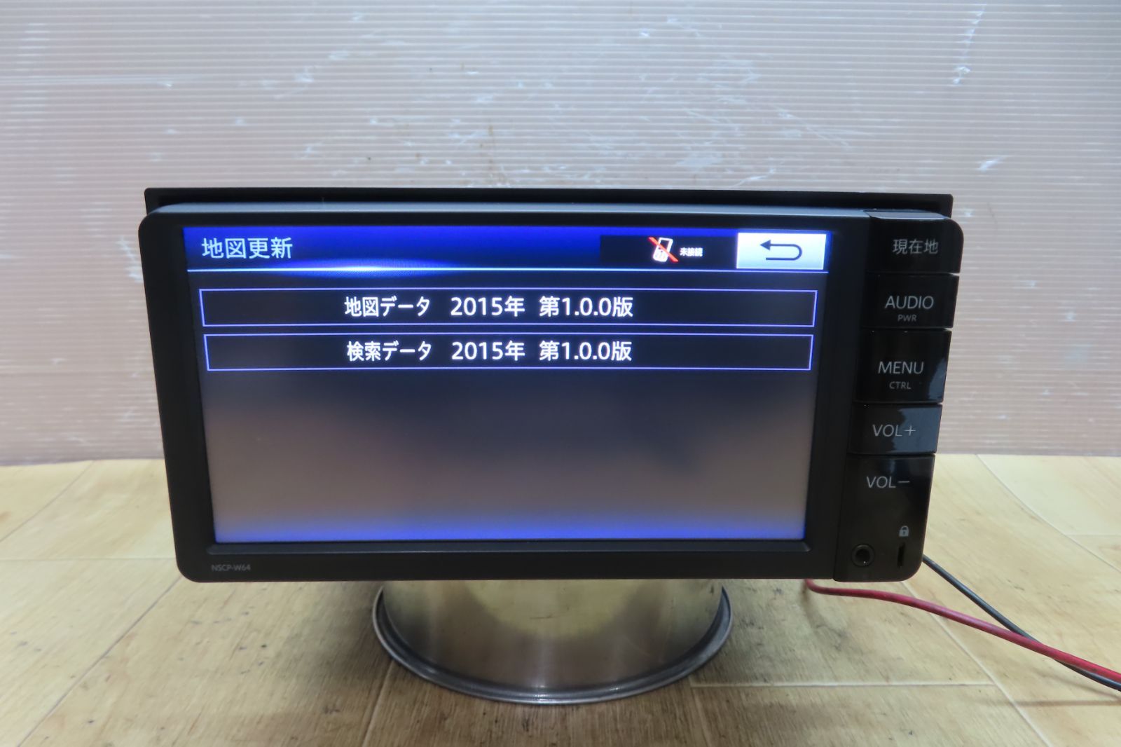 動作保証付☆A1208/トヨタ純正 NSCP-W64 SDナビ 地図2015年 Bluetooth内蔵 CD再生OK 本体のみ - メルカリ