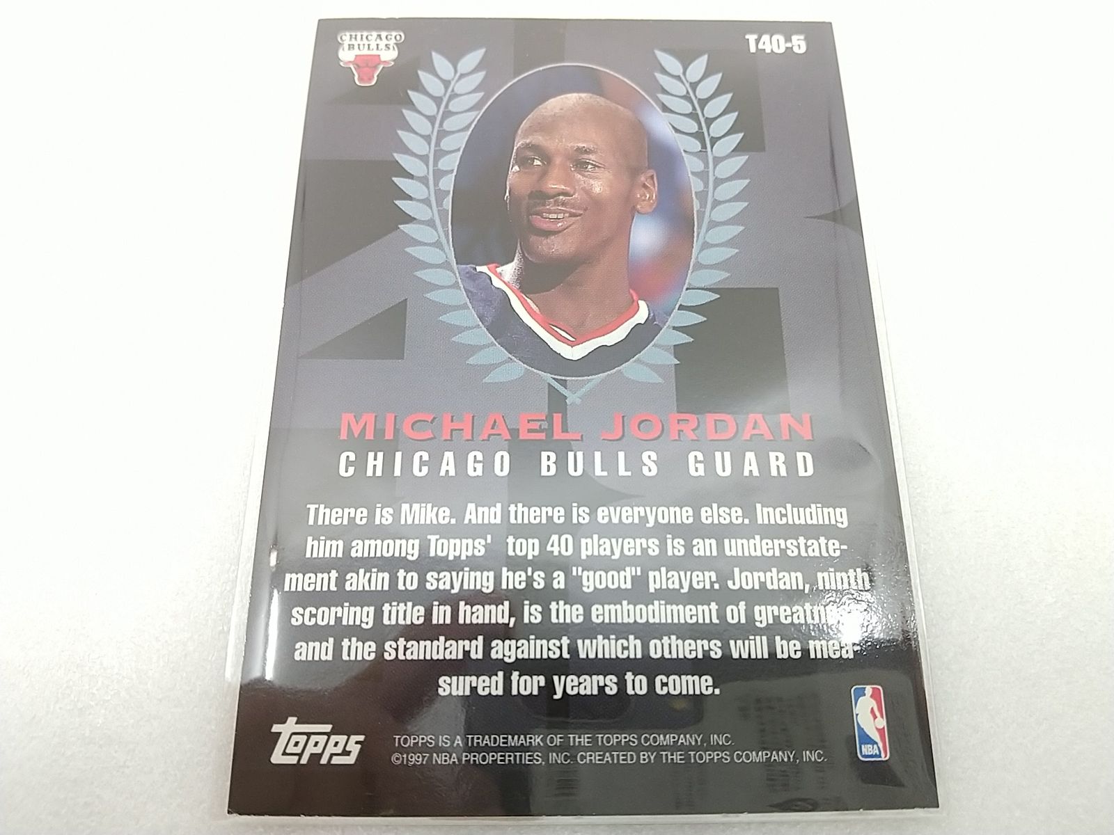 NBAカード topps 40 Michael Jordan マイケル・ジョーダン シカゴ 