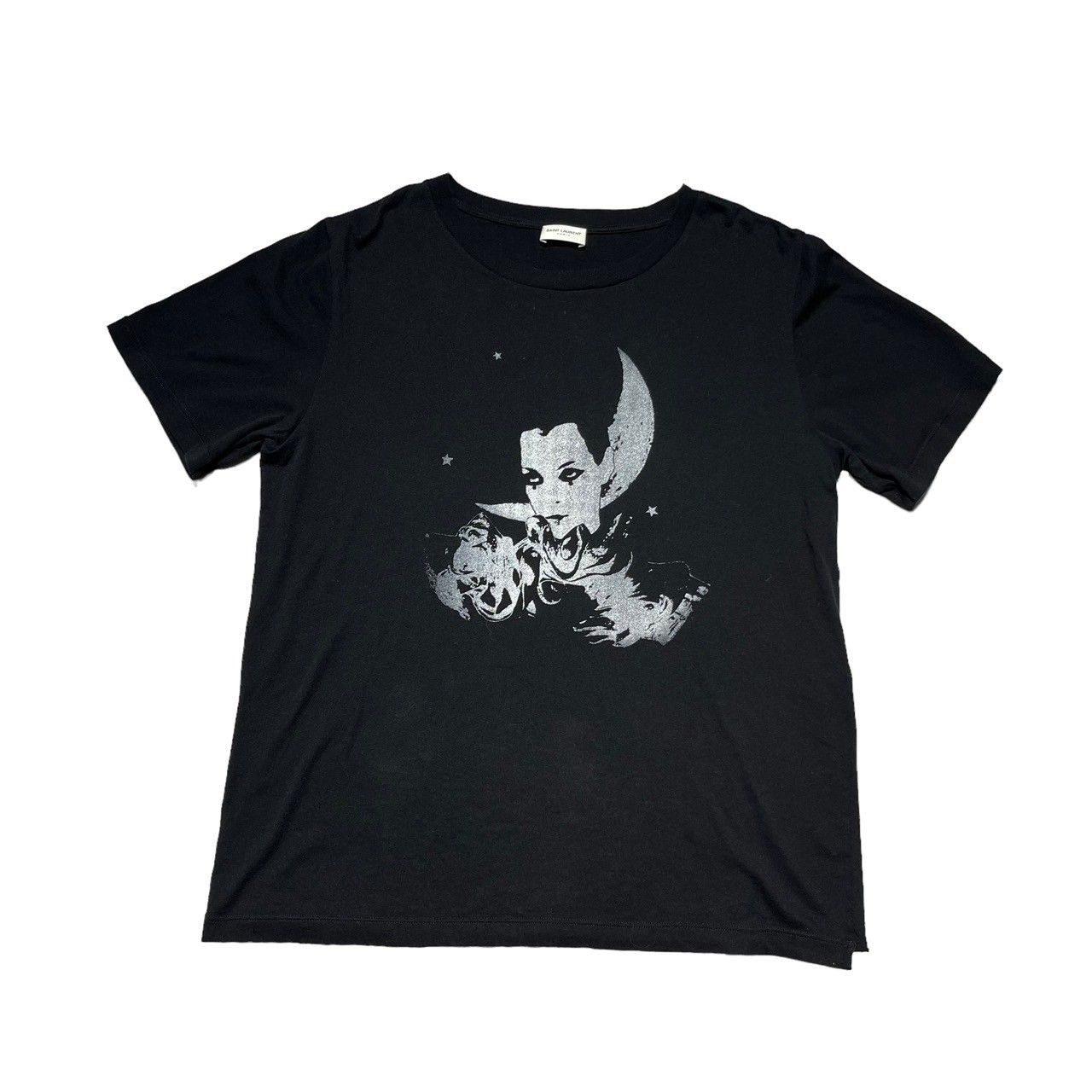 17ss SAINT LAURENT スモーキングTシャツ M サンローラン SAINT LAURENT(サンローラン) 17SS clown print t-shirt ピエロ