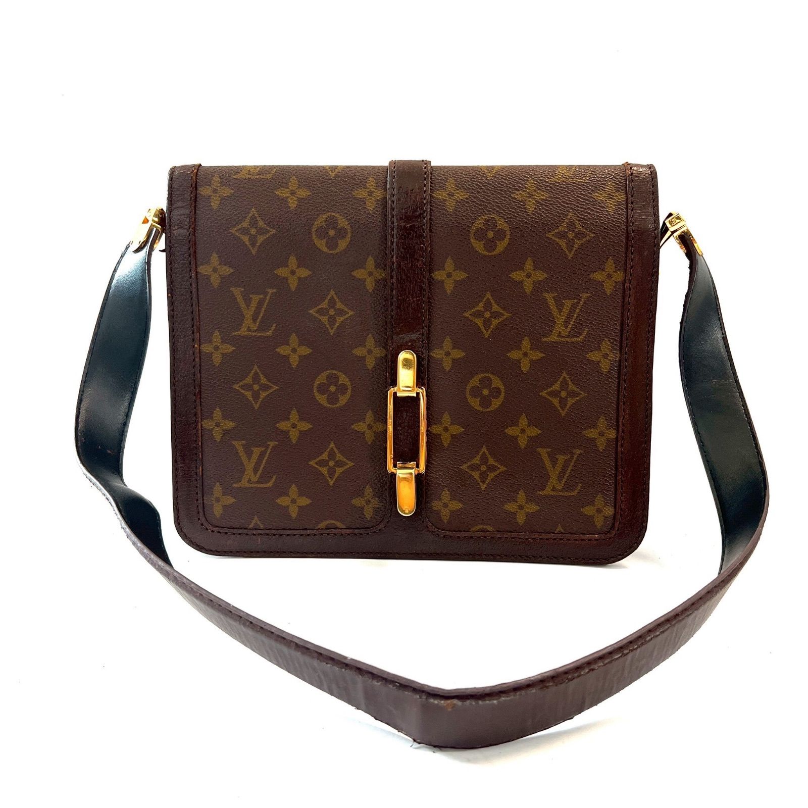 ヴィンテージ　Louis Vuitton ショルダーバッグ ブラウン LOUIS VUITTON ルイヴィトン ショルダーバッグ ロンポアン