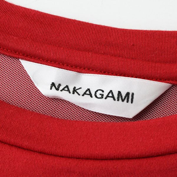 2022SS NAKAGAMI ナカガミ メッシュショルダーカットソー F