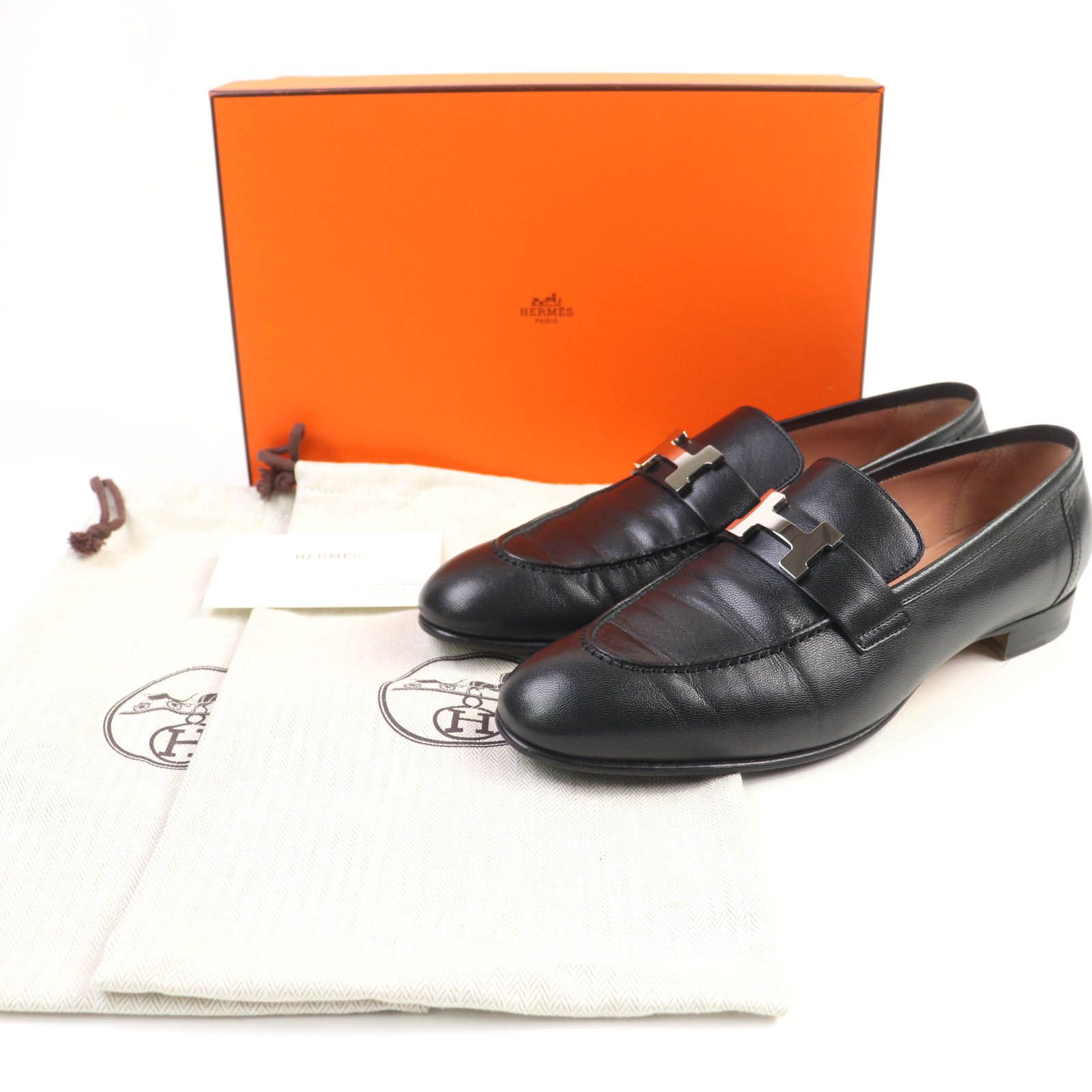 美品☆HERMES エルメス モカシン パリ コンスタンス ローファー