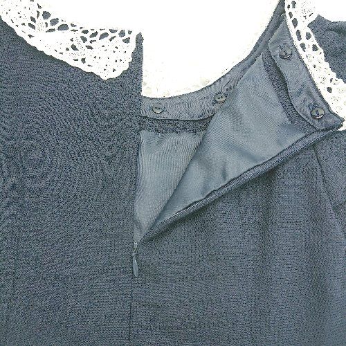 レストローズ　ミニ丈ワンピース ◇ L'EST ROSE レストローズ バックファスナー レース 刺繍