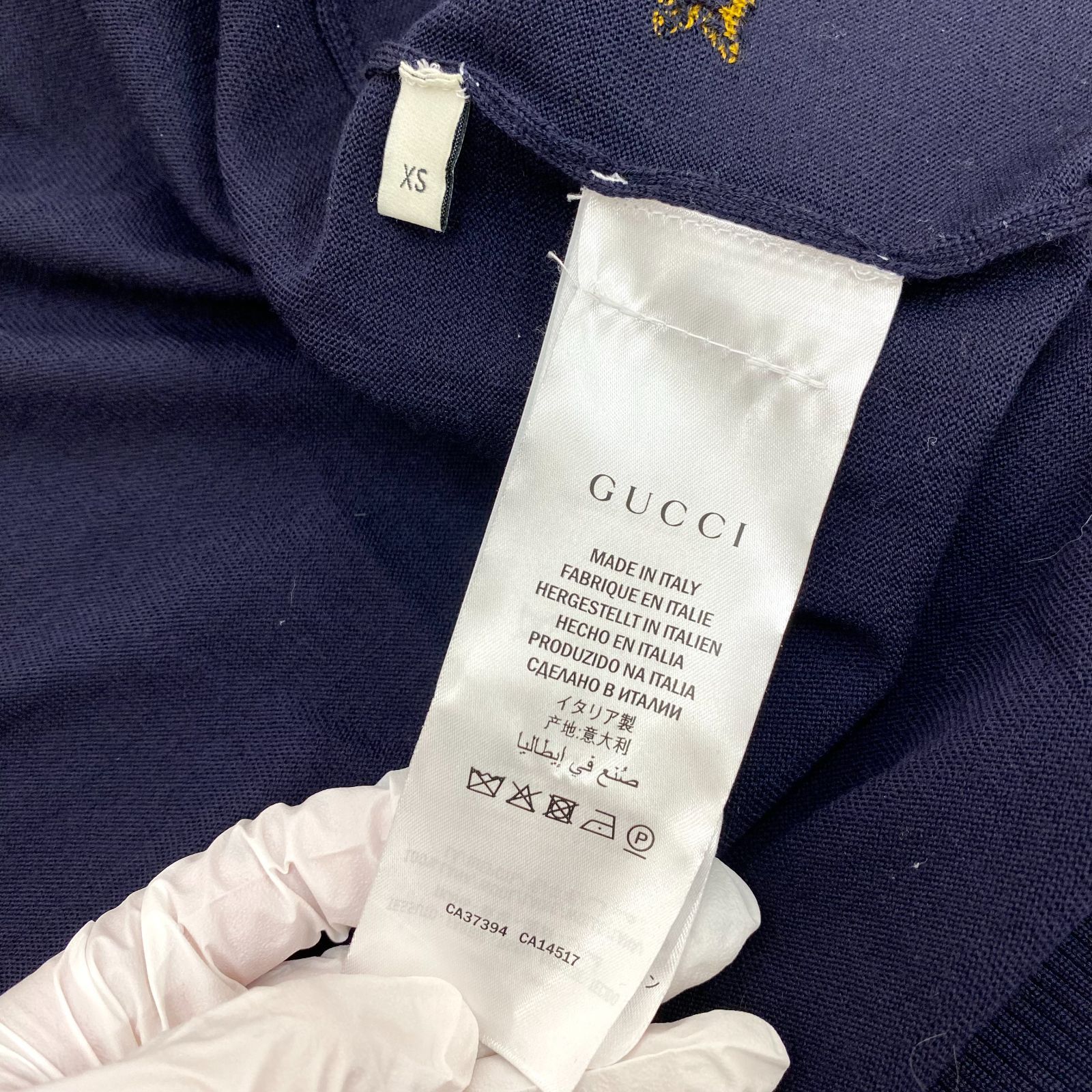 GUCCI グッチ カーディガン GG柄 くるみボタン ポケット ユニセックス GUCCI - GUCCI GG柄 カシミヤ混 カーディガンの通販 by CYCLE