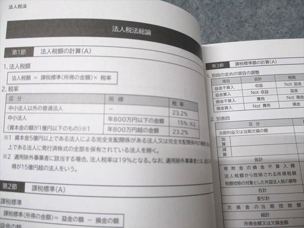 CPA会計学院 公認会計士講座 租税法 コンパクトサマリー/テキスト/個別計算問題集 状態良い 2023/2024 計9冊 100L4D CPA会計学院 公認会計士講座 租税法 テキスト1〜4/個別計算問題