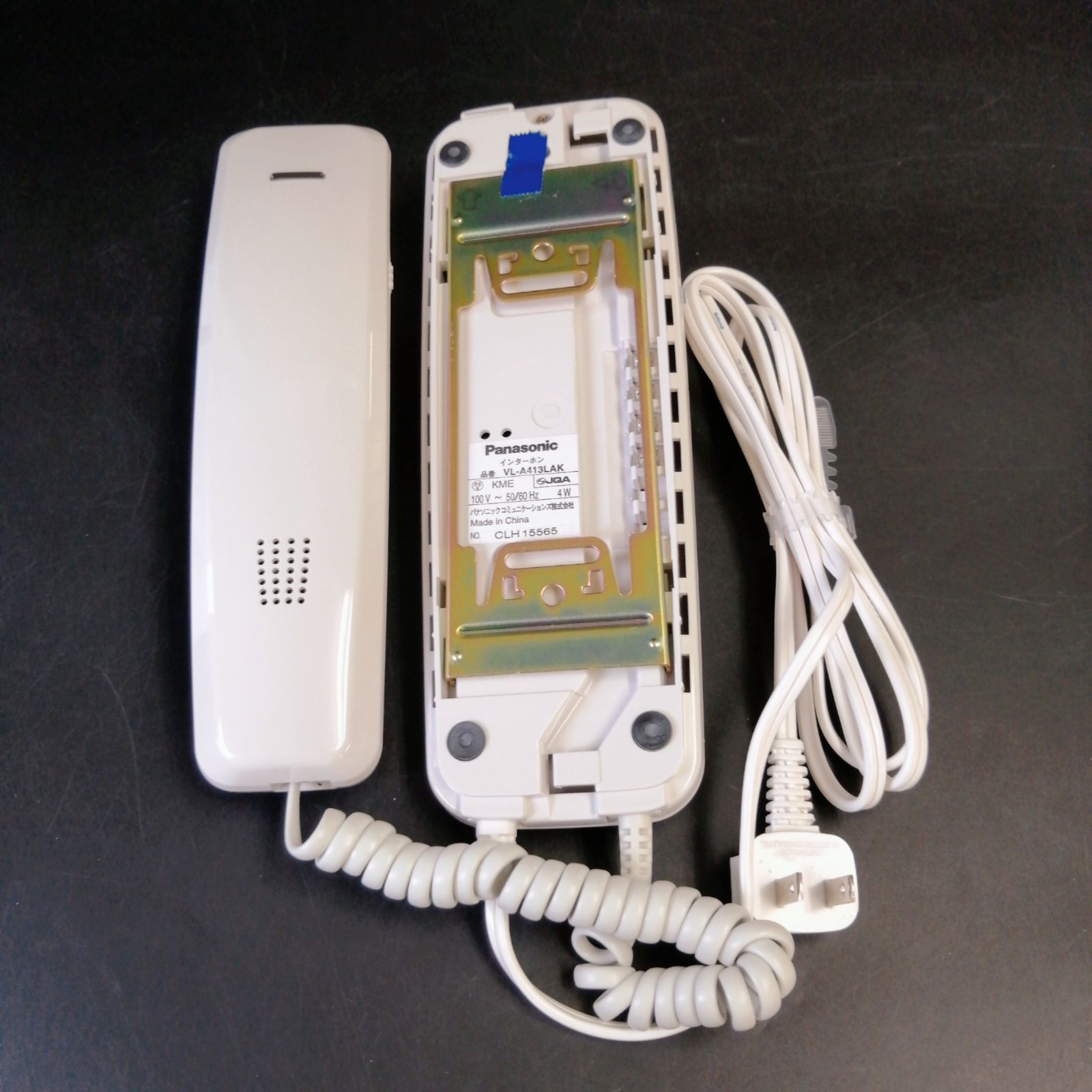 Panasonic パナソニック インターホン 電源コード付き親機/受話器 
