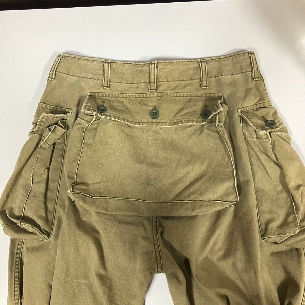 Schott ショット USNAVY モンキーパンツ ベージュ MEDIUM-REGULAR