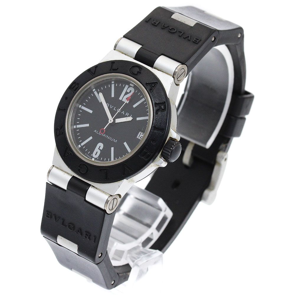 ブルガリ BVLGARI AL32TA アルミニウム デイト クォーツ