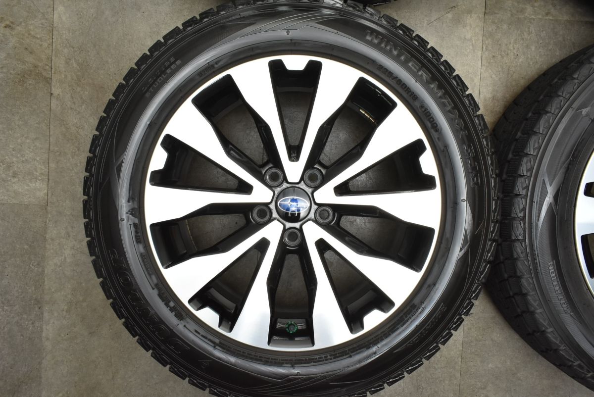交換用に】スバル BS9 レガシィアウトバック 純正 18in 7J +55 PCD114 