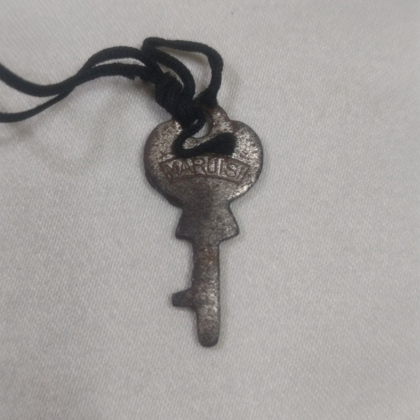 希少 手錠 昭和期 当時物 警察手錠 片手錠 鍵付き 実働品 骨董