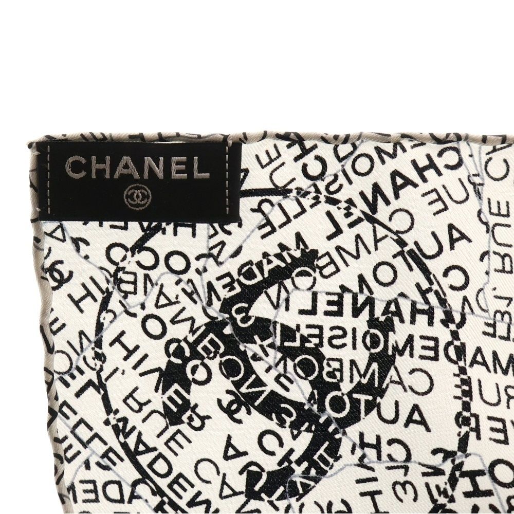 【未使用品】シャネル　大判スカーフ CHANEL - 美品 CHANEL シャネル 大判 スカーフ ストール シルク