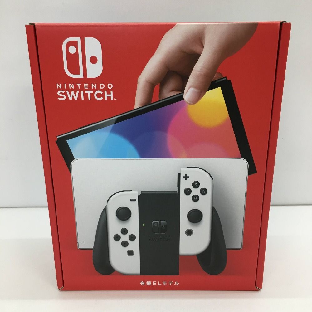 05w04646 【未使用 Nintendo Switch】ニンテンドースイッチ本体 有機ELモデル ホワイト ＊検品開封済み＊ ゲームハード 【未使用品】
