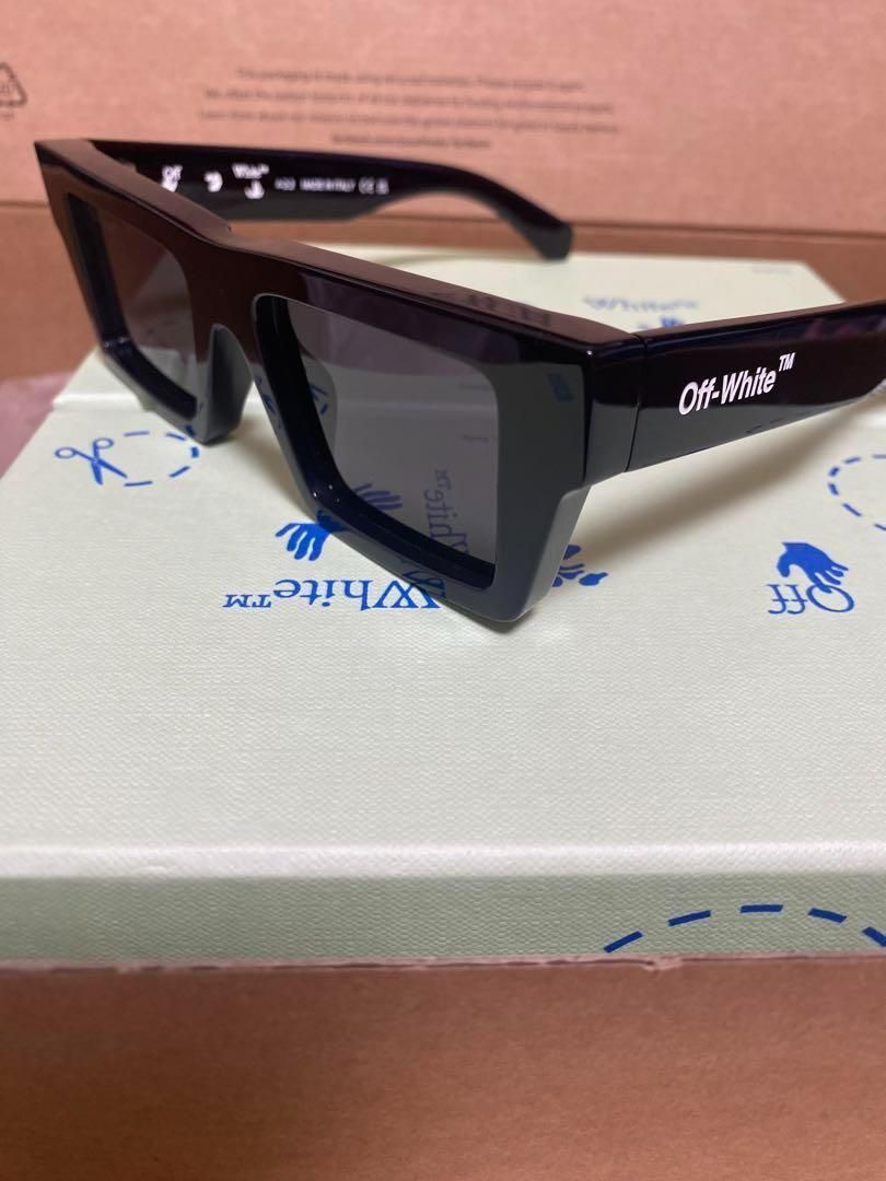 新品未使用 off-white オフホワイト Nassau スクエア サングラス 