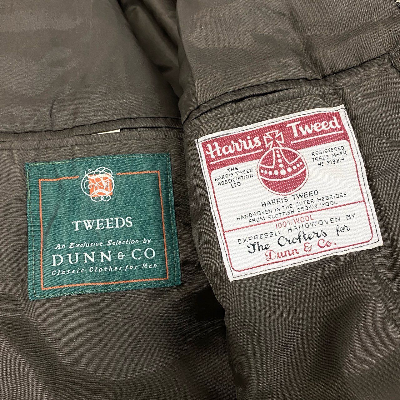 17e7 【英国製】DUNN&CO. HARRIS TWEED ハリスツイード 千鳥格子 