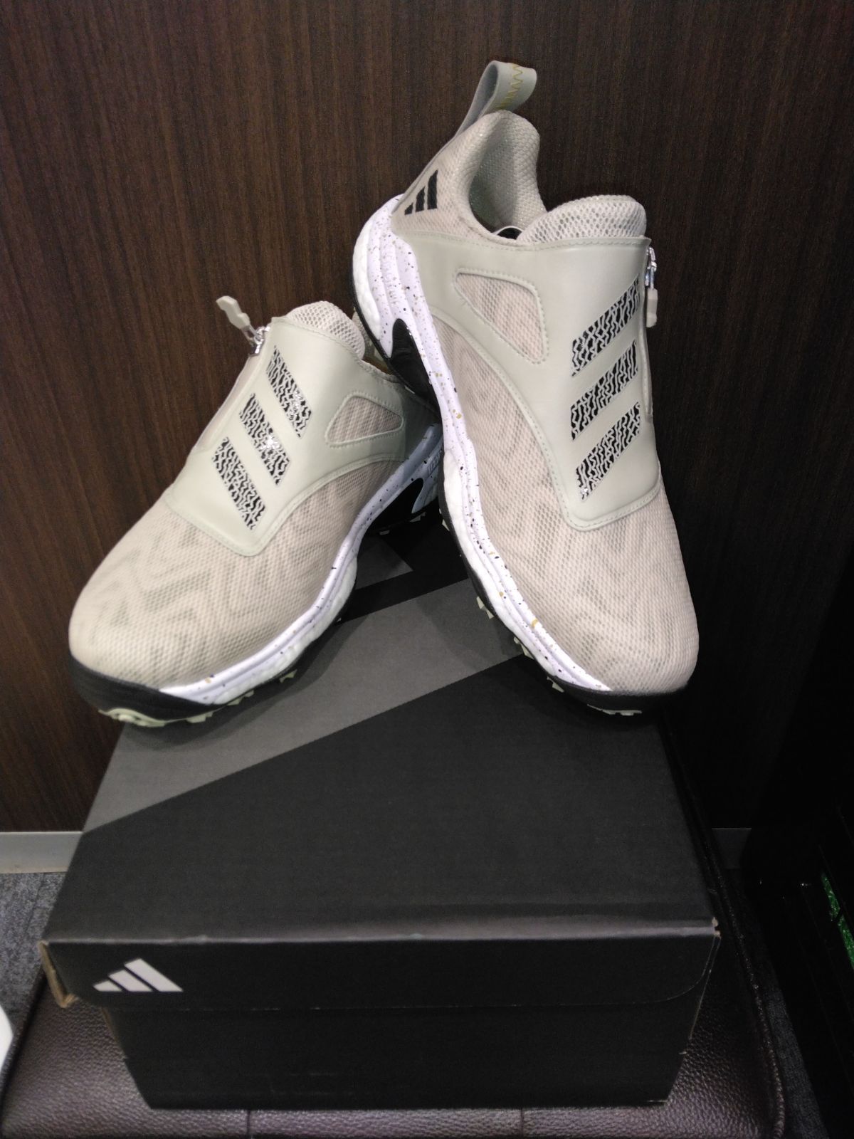 L05554 未使用品 ロトゥセ Golf レザーゴルフシューズ スパイクレス