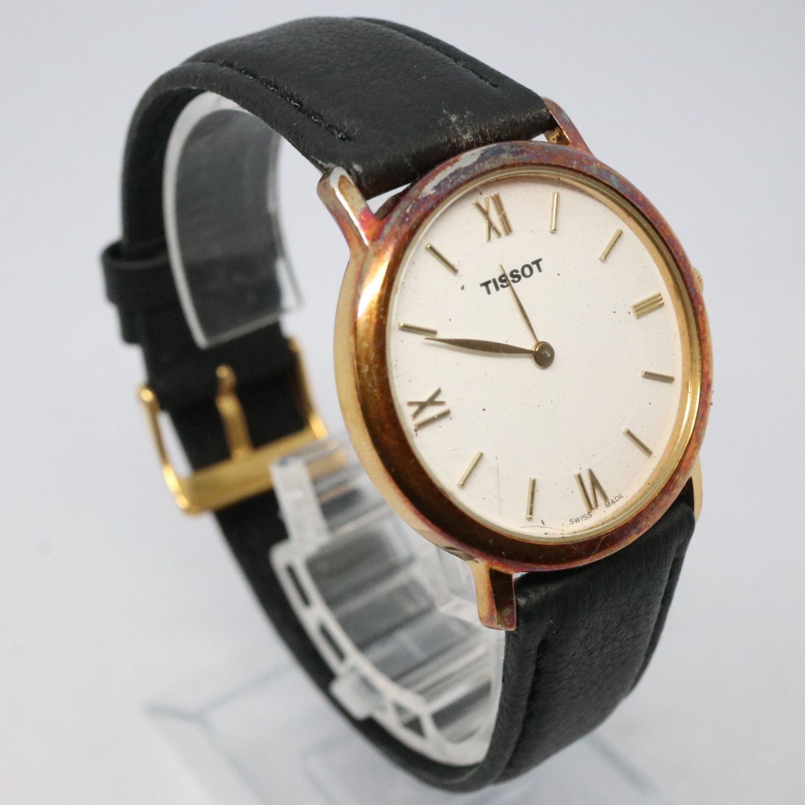 極美品 70s スイス製 ティソ【TISSOT】小径 メンズ 手巻き腕時計 2針 70s Vintage Watch – TISSOT