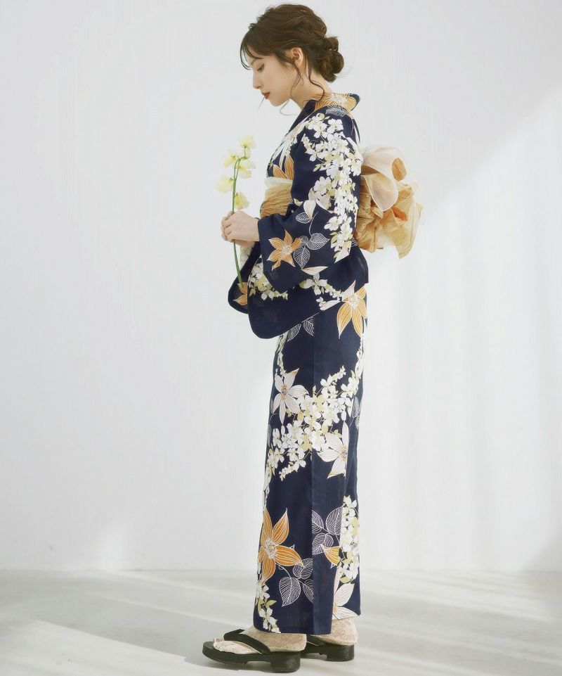 【新品】Dita ★幻想鏡花水月(柑橘）★浴衣5点セット 新品】Dita 幻想鏡花水月(柑橘）浴衣5点セット - メルカリ