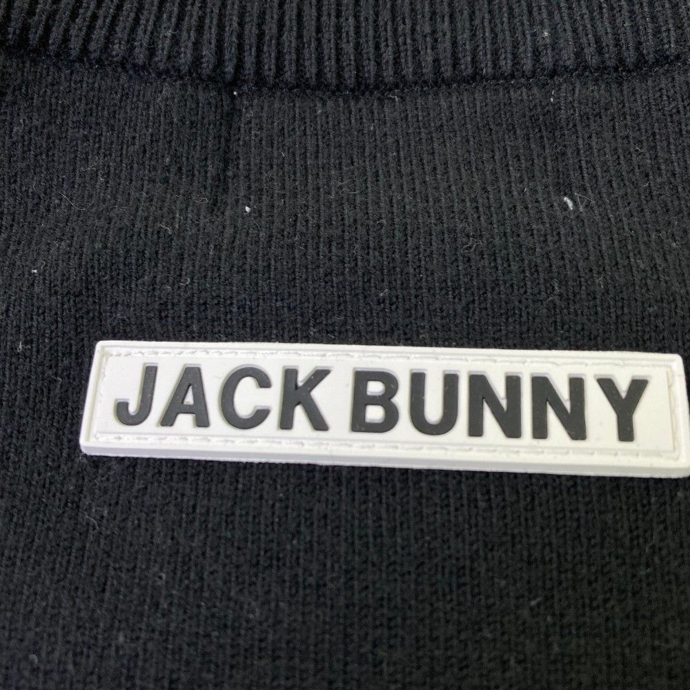 サイズ：0 JACK BUNNY ジャックバニー  ニット セーター  ブラック系 [240101455941] ゴルフウェア レディース ストスト サイズ：0 JACK BUNNY ジャックバニー ニット セーター ブラック
