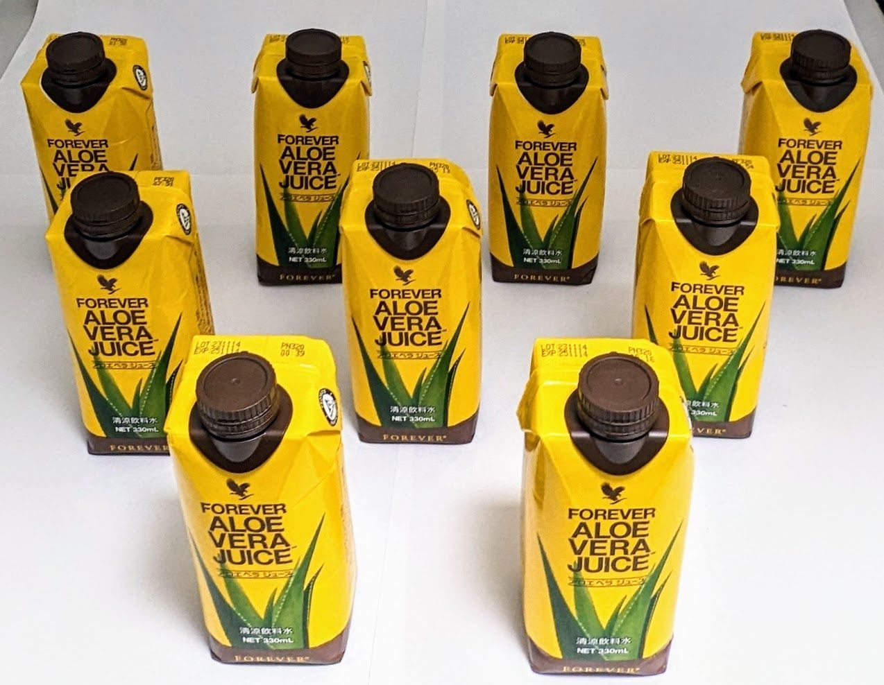 アロエベラジュース　330ml 9本 訳有 フォーエバー アロエベラジュース 330ml×9本セット 賞味
