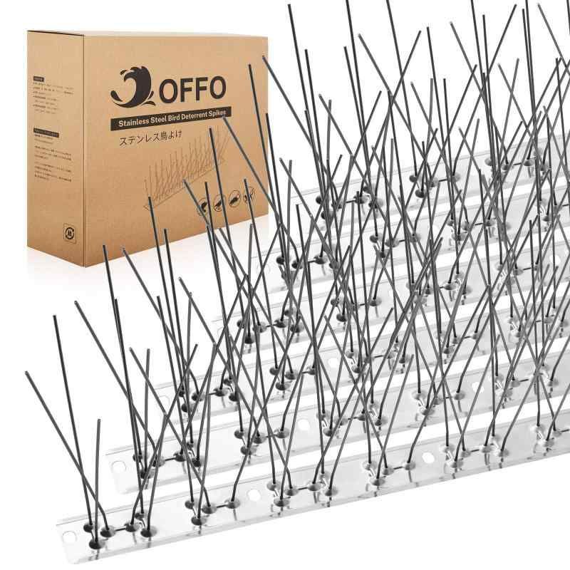 OFFO 鳥よけ 鳩よけは ステンレス製でアセンブリ済品です 41.25cm*36個入り 1485cm 耐候性に強い 15年間使う 針が密集する カラスよけ フン害防止 ベランダ 屋上 ?用