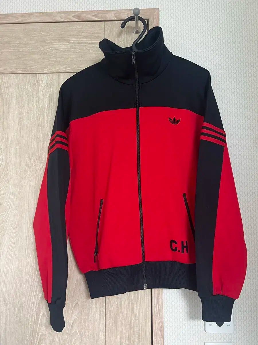 80s 西ドイツ製 adidas アディダス レッド ネイビー ジャージ トラックジャージ