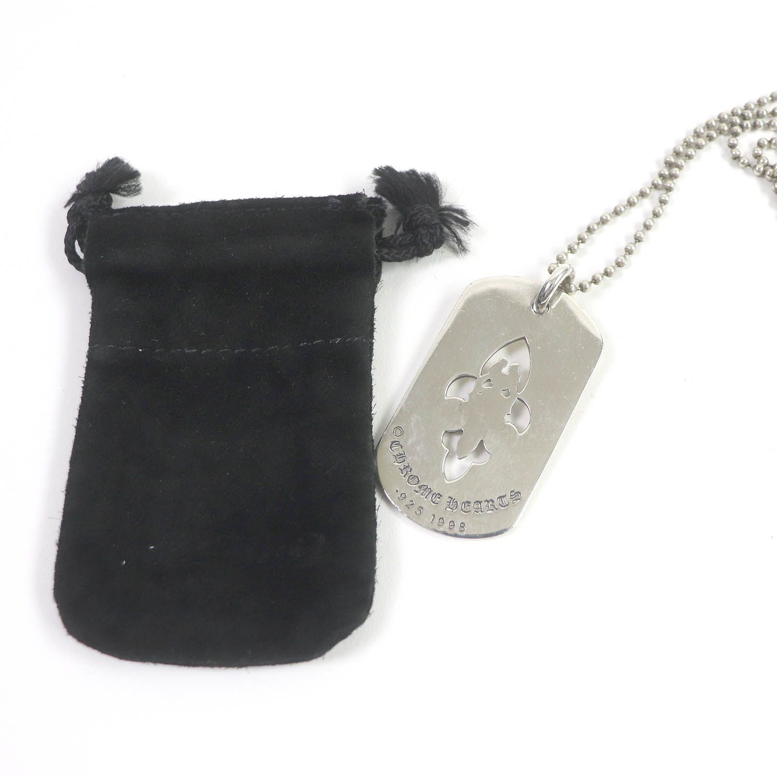 美品□CHROME HEARTS クロムハーツ SV925 カットアウト フレア